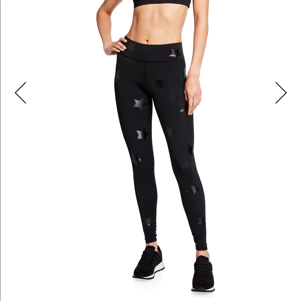 Terez Star Foil Printed UpLift Tall-Band Leggings